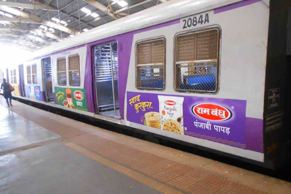 railway advertising company mumbai